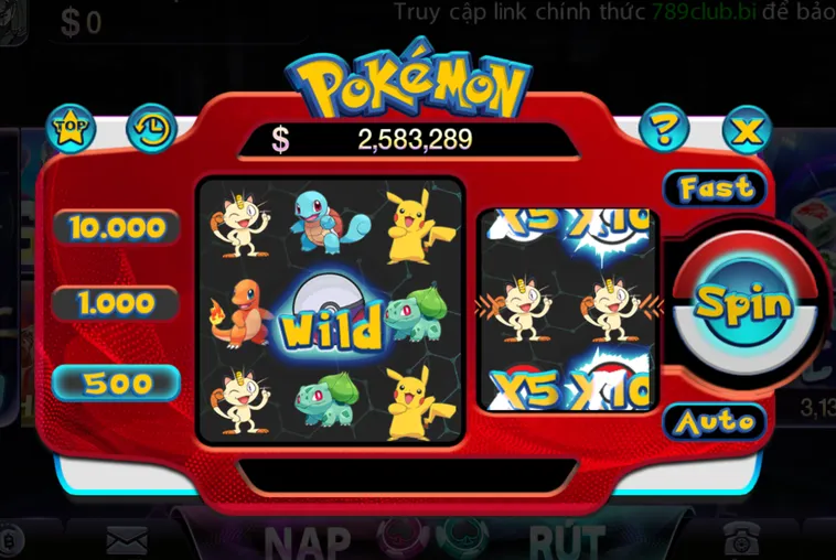 Chinh Phục Thế Giới Pokemon Đỉnh Cao Cùng Hệ Thống Minigame Tại 789Club Hấp Dẫn